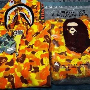 パーカー・フーディ BAPE x Heron Preston Mix 1st Camo Shark Zip Hoodie BAPE x Heron Preston Mix 1st Camo Shark Relaxed Fit Full Zip